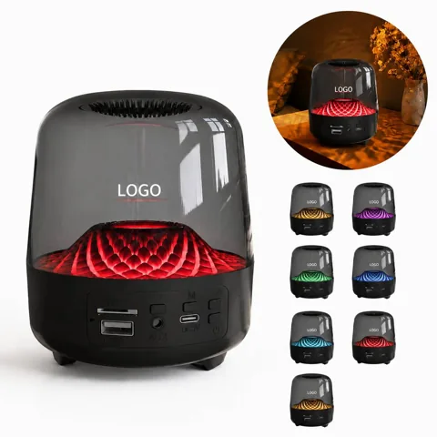 Portable Wireless Speaker with Colorful LED Lights