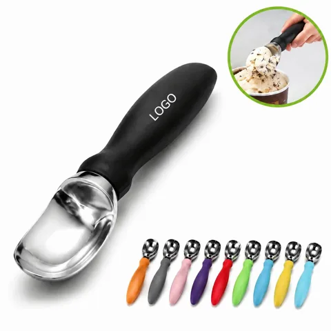 Sturdy Zinc Alloy Ice Cream Disher Scoop for Perfect Rounds