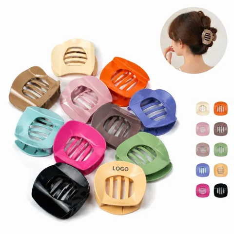 No Slip Strong Grip Hair Claw Clip for Women Medium Size