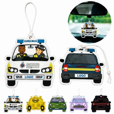 Custom Paper Car Air Freshener Personalized Shape Scent