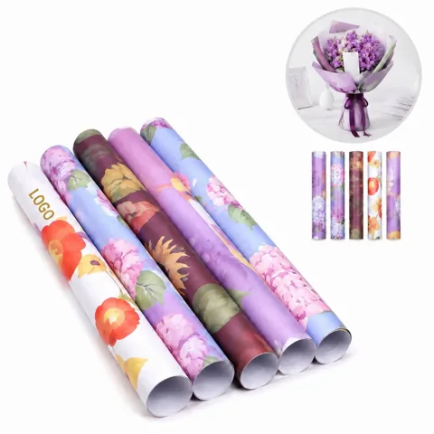 Custom Printed Gift Wrap Roll - Eco-Friendly Personalized
