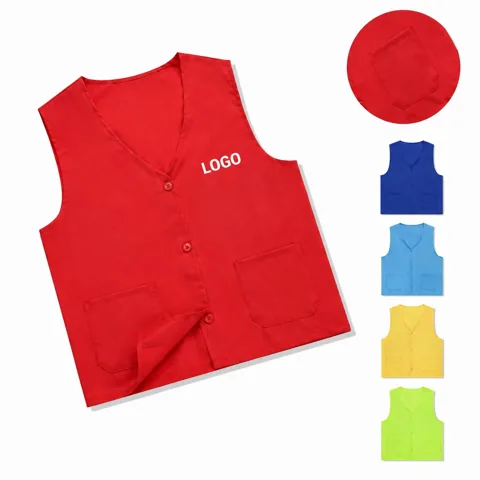 Custom Polyester Event Vest for Team Identity and Logos