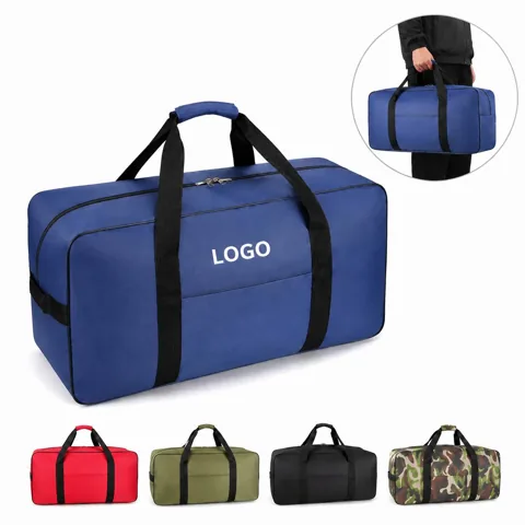 Heavy Duty Oxford Wheeled Travel Duffel with Custom Logo