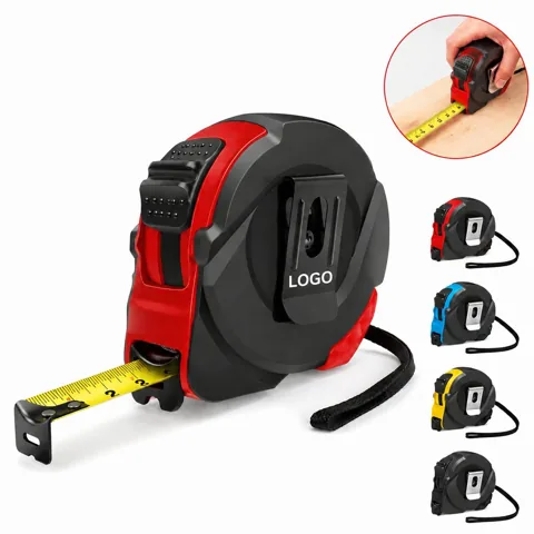 Retractable Tape Measure 16ft Auto Lock with Belt Clip