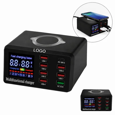 100W Universal Fast Charging Station, Multi-Port USB