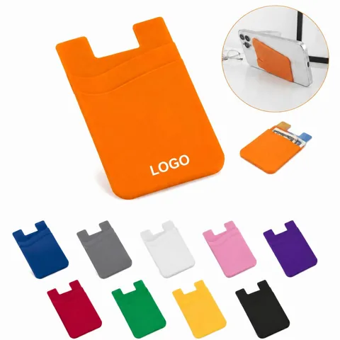 Slim Multi Slot Phone Wallet Card Holder for Cash & Keys