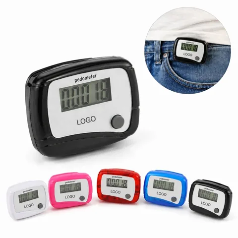 Digital Step Counter Tracker with Clip for Walking