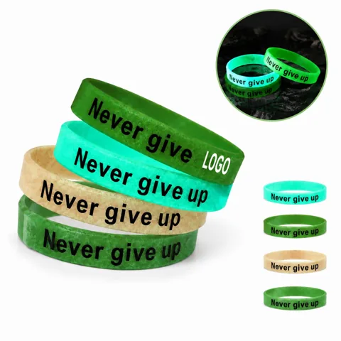 Glow Silicone Wristbands Party Favors for Promotions Events