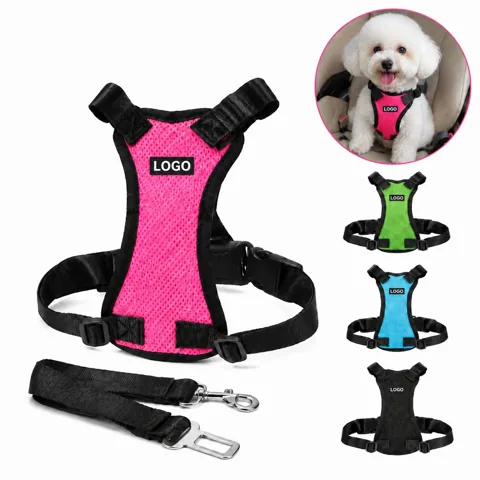 Adjustable Dog Car Safety Restraint Tether for Pets