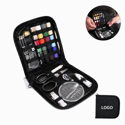 Compact Travel Sewing Kit with Essential Tools