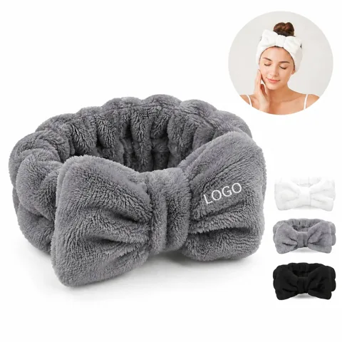 Soft Stretchy Velvet Headband for Face Washing & Skincare