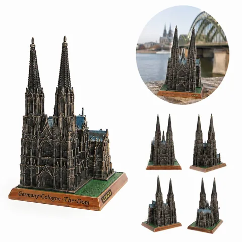 Resin Chapel Altar Figurine for Home Decor - Religious