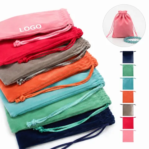 Velvet Drawstring Pouch for Jewelry, Dice, Crystals, Gifts