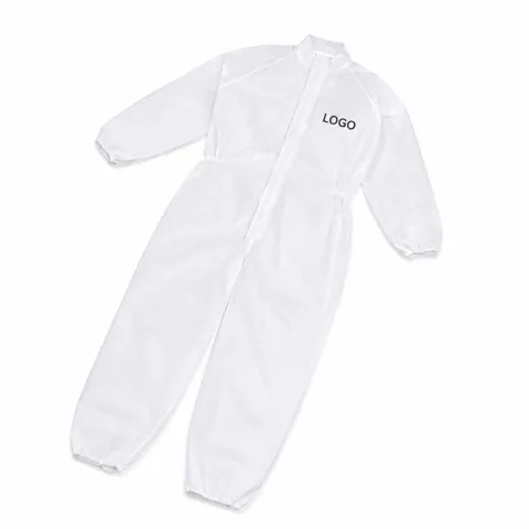 Men's Dustproof Coverall Workwear with Zipper, Multi-Size