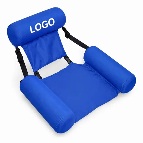 Pool Water Hammock Float Lounge with Backrest