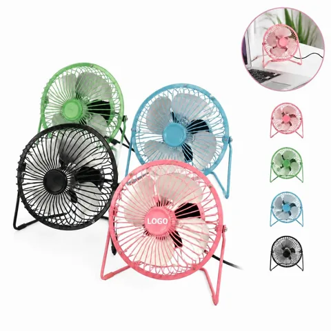 Compact USB Desk Fan, Quiet Personal Cooling