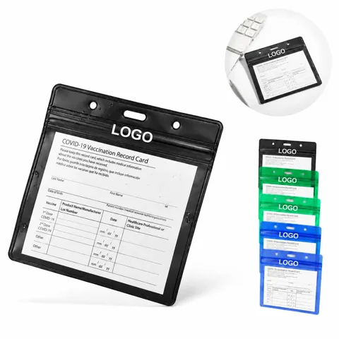 Vaccine Card Protector Clear Plastic Sleeve