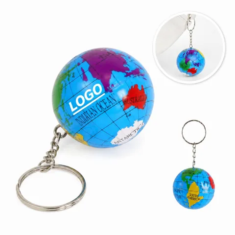 Planet Charm Key Ring Eco Friendly Gift for Nature Lovers