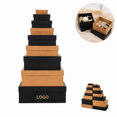 Creative Reusable Kraft Cardboard Gift Boxes for Any