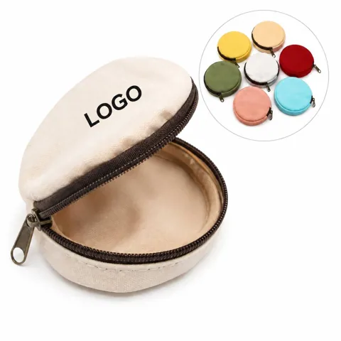 Blank Canvas Coin Pouch for DIY Craft Painting Embroidery