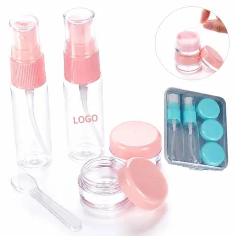 Travel Refillable Plastic Cosmetic Containers Leak-Proof