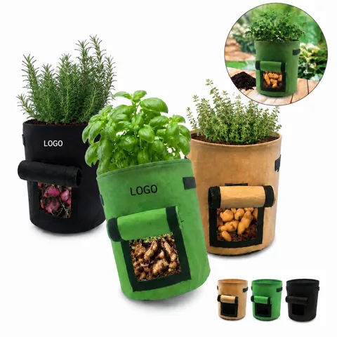 Heavy Duty 7 Gallon Potato Planter Bags with Handles