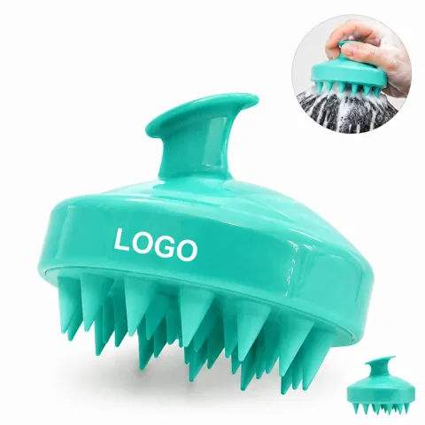 Soft Silicone Scalp Massager Brush for Deep Cleansing