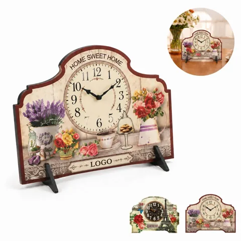 Handcrafted Wooden Wall Clock Rustic Natural Home Decor