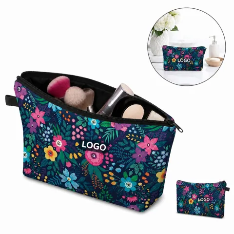 Personalized Travel Makeup Bag Zipper Organizer for Women