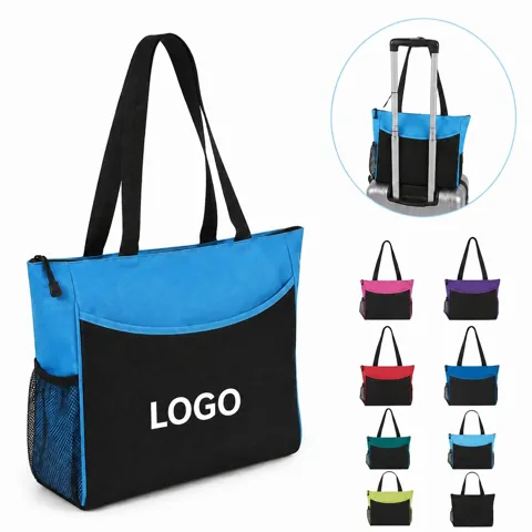 Executive Polyester Conference Organizer Tote with Phone