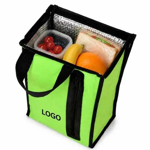 Insulated Polyester Cooler Work Tote with Front Pocket