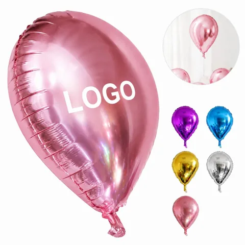 Metallic Foil Balloons Party Decor, Glossy Latex, Safe