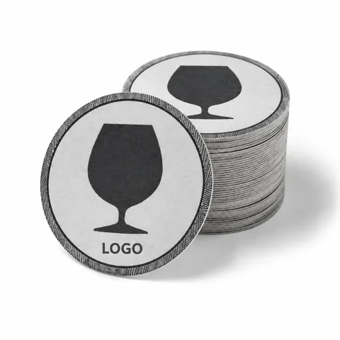 Recyclable Absorbent Paper Coasters for Home Office