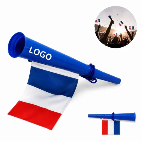 International Soccer Event Trumpet with Detachable Flag