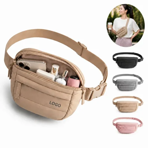 Travel Waist Pack 3L with Multiple Pockets, Water-Resistant