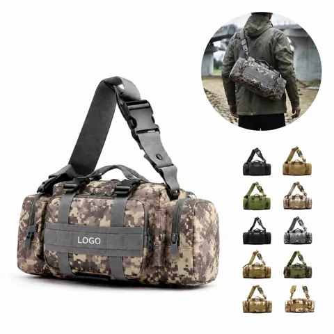 Compact Multi-Pocket Utility Belt Bag, Water-Resistant