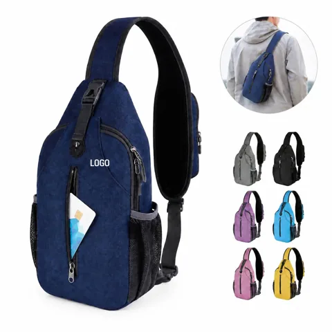 Multipurpose Oxford Sling Chest Pack for Travel Hiking