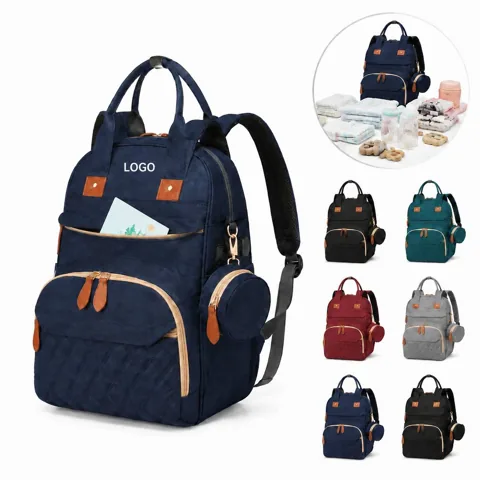 Waterproof Diaper Backpack, Large Capacity 15-Pocket