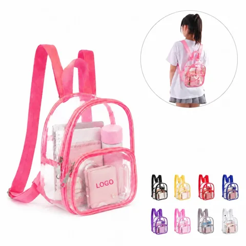 Transparent Small Backpack for Venue Events, PVC