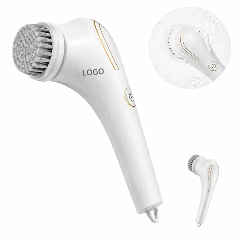 Electric Spin Scrubber Brush Kit with Interchangeable Heads