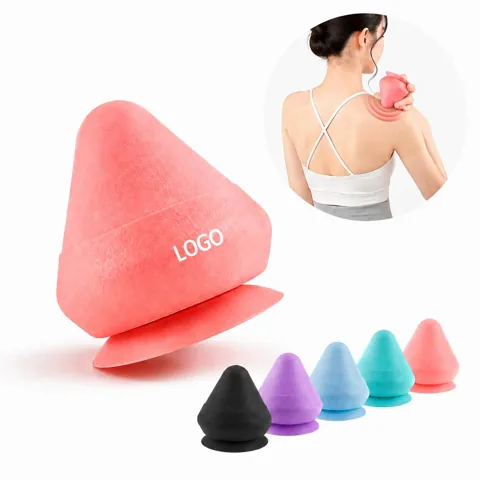 Wall Mount Massage Ball with Suction Base for Muscle Relief