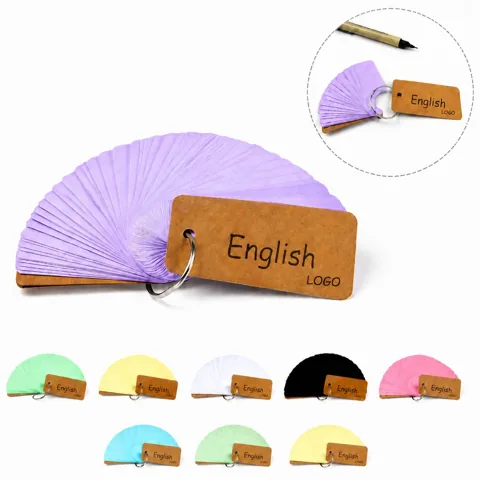 Refillable Metal Ring Pocket Notebook with 100 Eco-Friendly