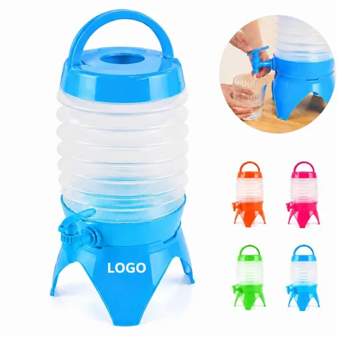 Collapsible 3.5L Drink Dispenser Bucket with Spigot