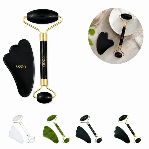 Natural Jade Face Sculpting Roller for Lifting and Cooling