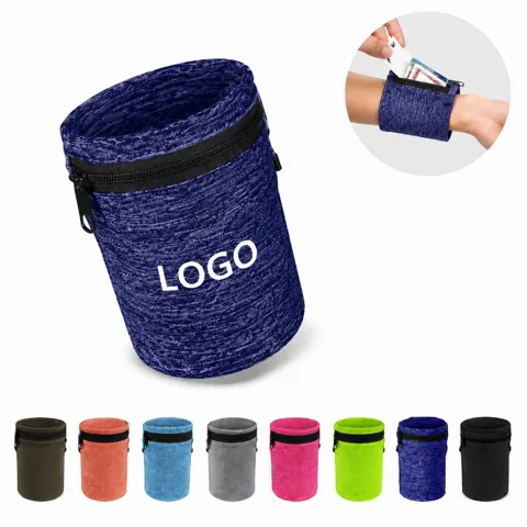 Sports Wrist Wallet Pouch for Phone, Keys, Cash