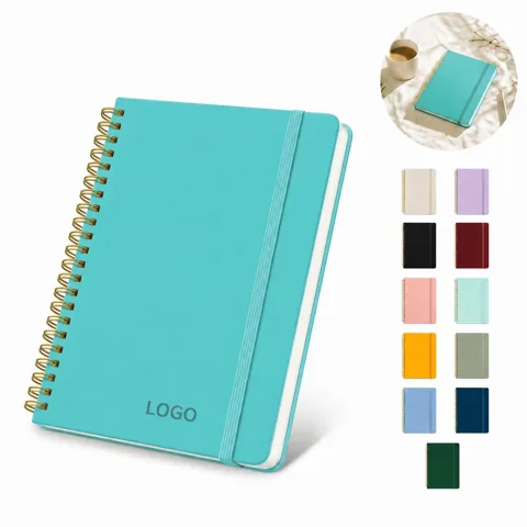Premium Hardbound Spiral Notebook, 140 Sheets for Notes