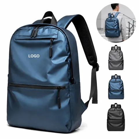Spacious Ergonomic Travel Laptop Backpack with Wet-Dry