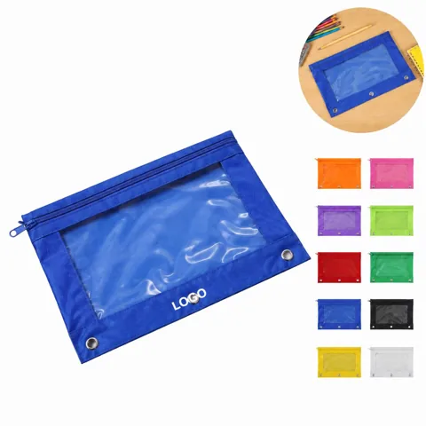 Custom Personalized Pencil Pouch with Metal Zipper