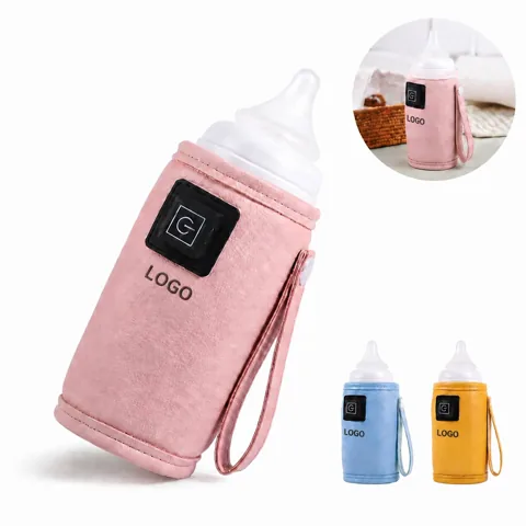 Portable USB Bottle Warmer, 3 Temp Settings for Travel
