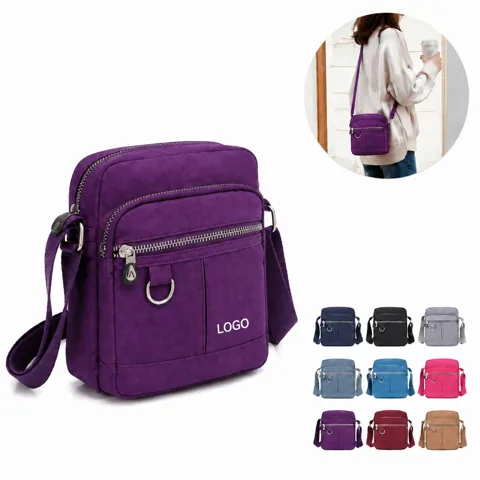 Women Nylon Crossbody Bag Multiway Top Handle Tote Water
